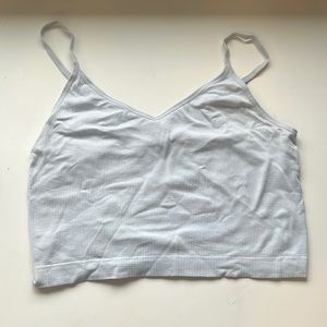 Baby Blue Cropped Tank